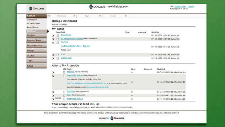 Dialogs - Tech Documentation