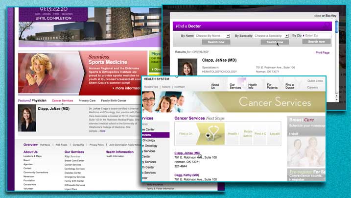Norman Regional - Content Management