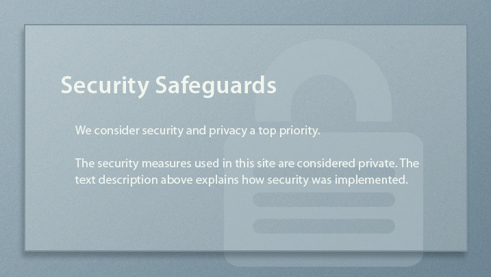 Dialogs - Security Safeguards